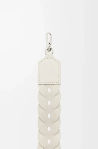 Interlace strap in classic calfskin Sea Salt