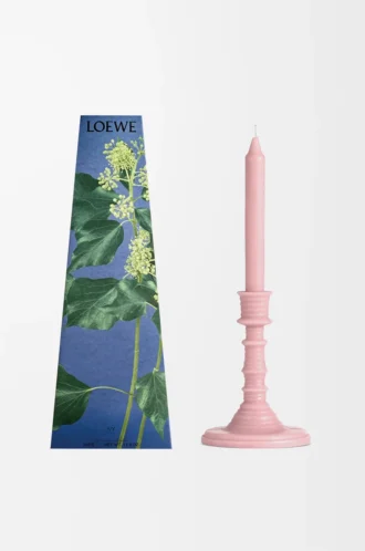 Ivy wax candleholder Light Pink