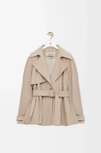 Jacket in cotton Beige
