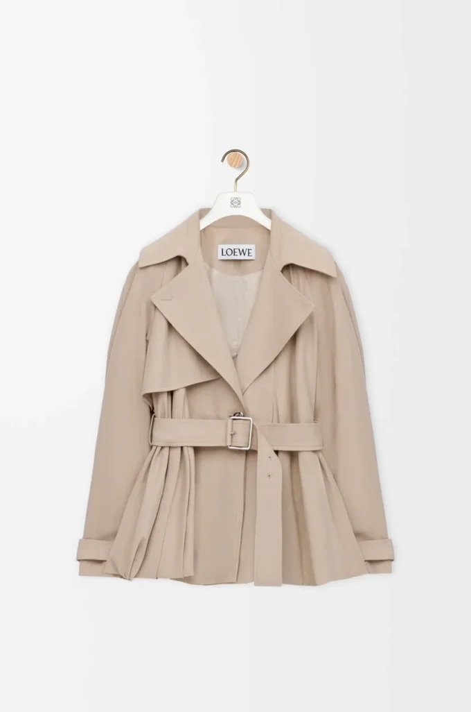 Jacket in cotton Beige Jacket in cotton Beige