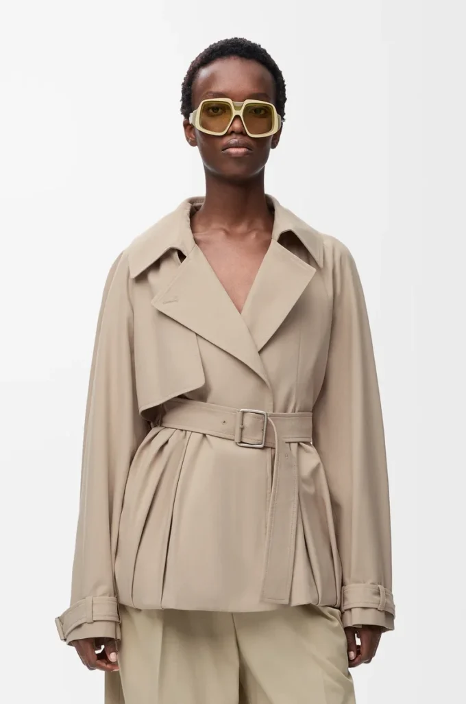 Jacket in cotton Beige Jacket in cotton Beige