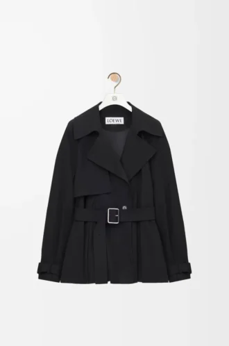 Jacket in cotton Black