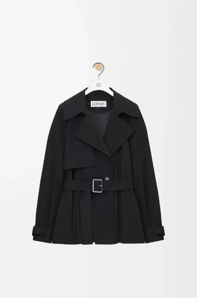 Jacket in cotton Black