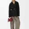 Jacket in cotton Black