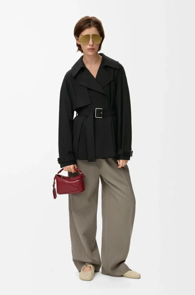 Jacket in cotton Black