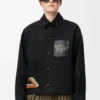 Jacket in cotton Black