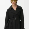 Jacket in cotton Black