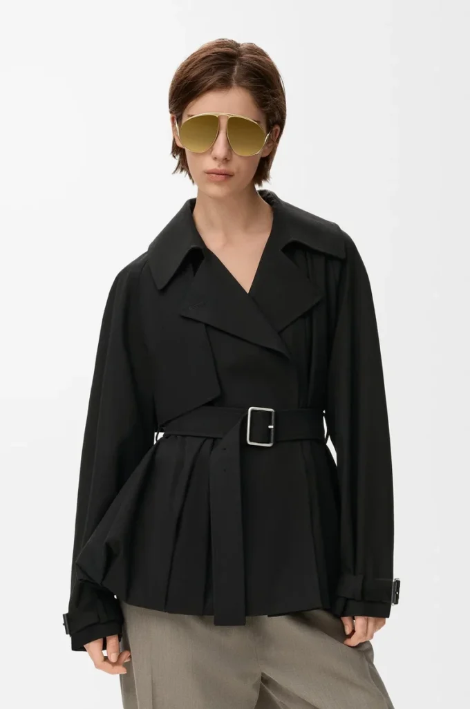 Jacket in cotton Black