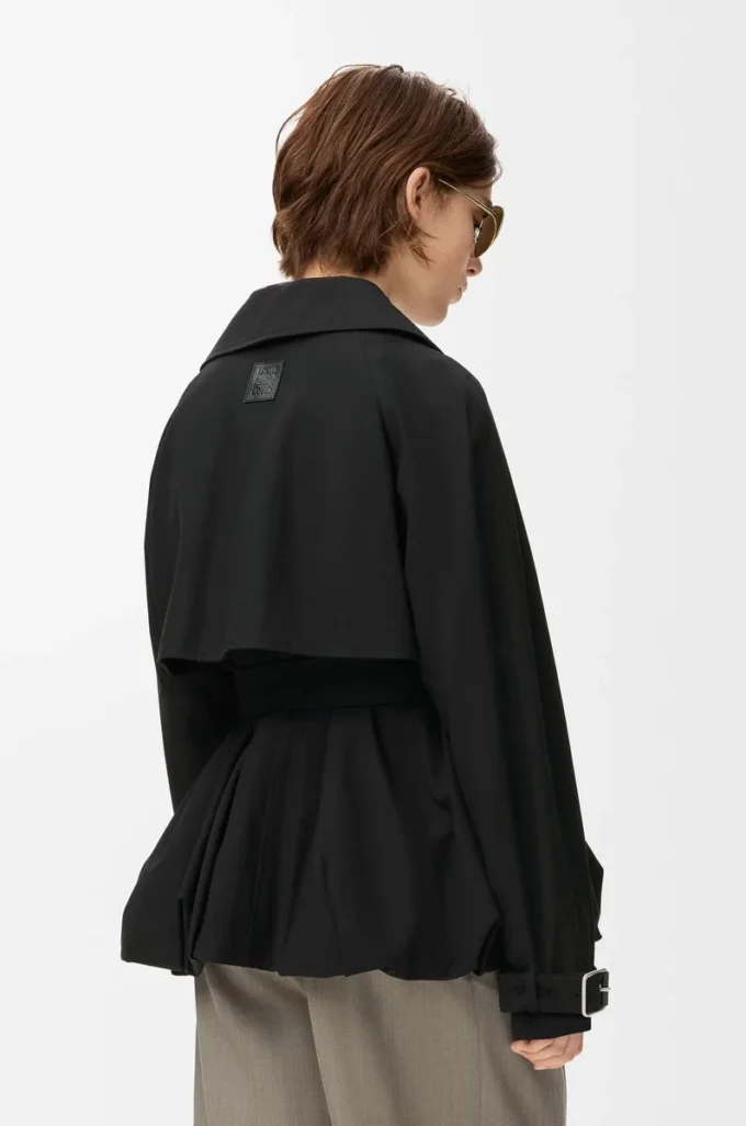 Jacket in cotton Black