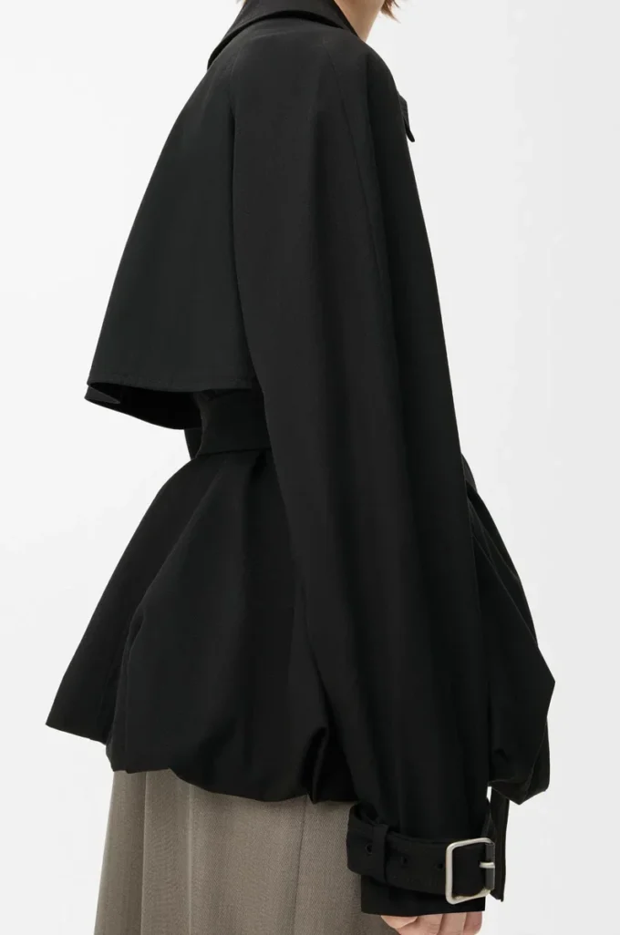 Jacket in cotton Black