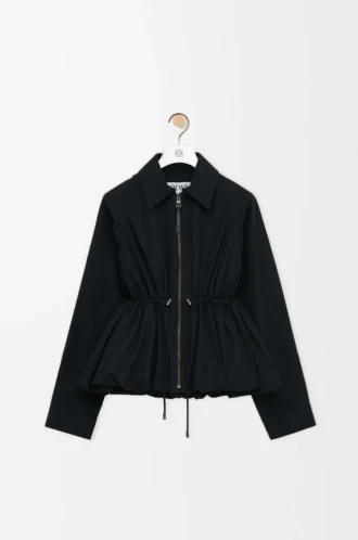 Jacket in cotton blend Black