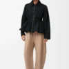 Jacket in cotton blend Black