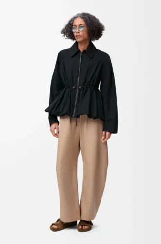 Jacket in cotton blend Black