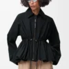 Jacket in cotton blend Black