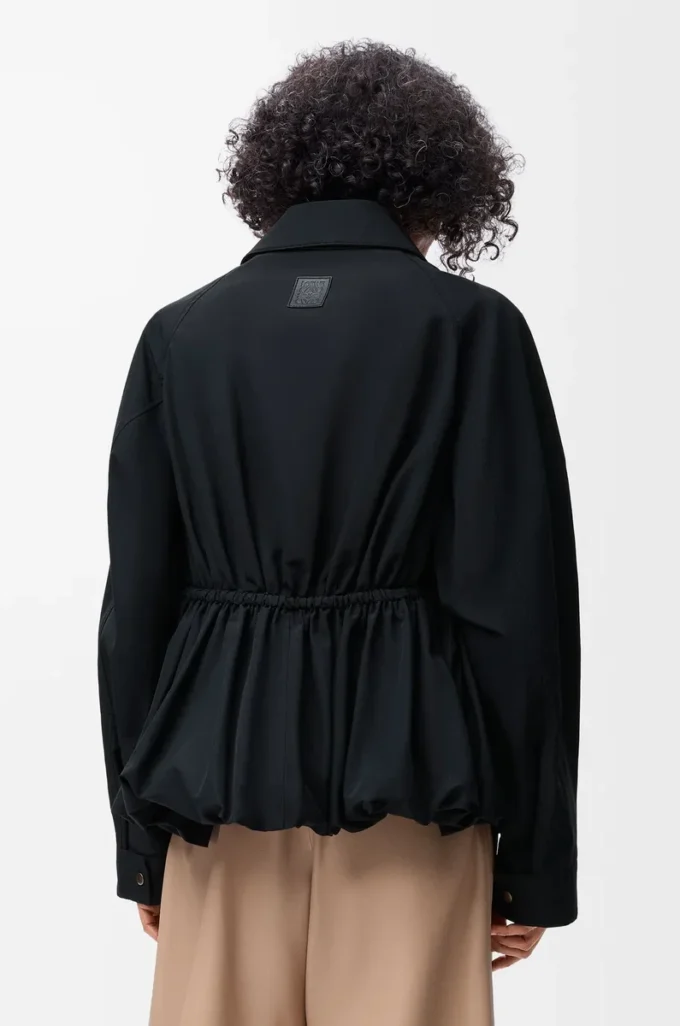 Jacket in cotton blend Black