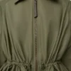 Jacket in cotton blend Khaki Green