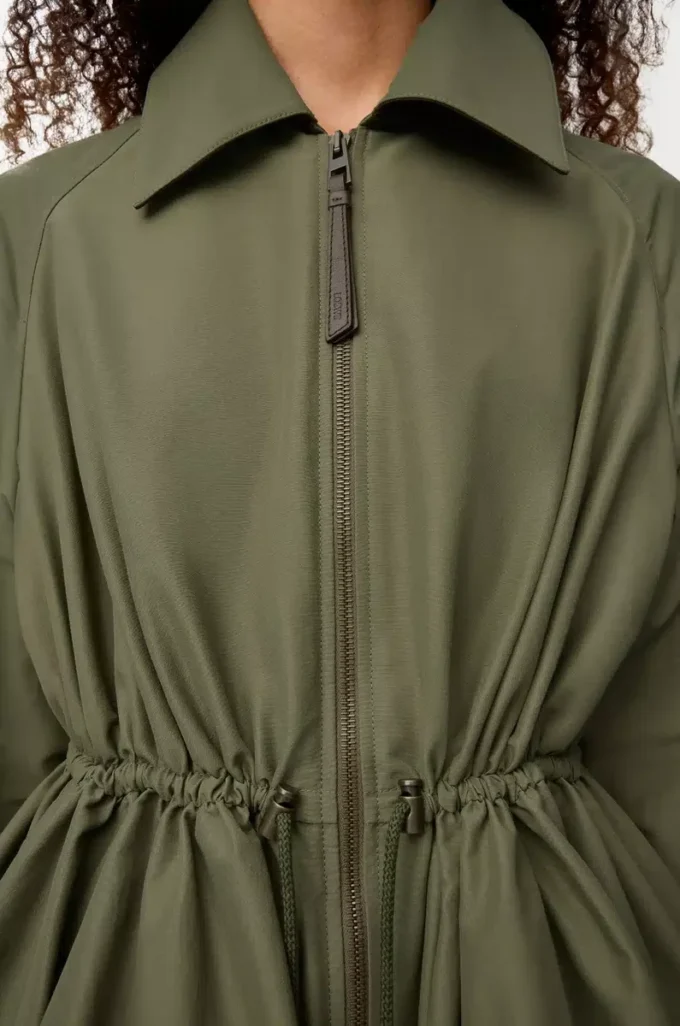 Jacket in cotton blend Khaki Green