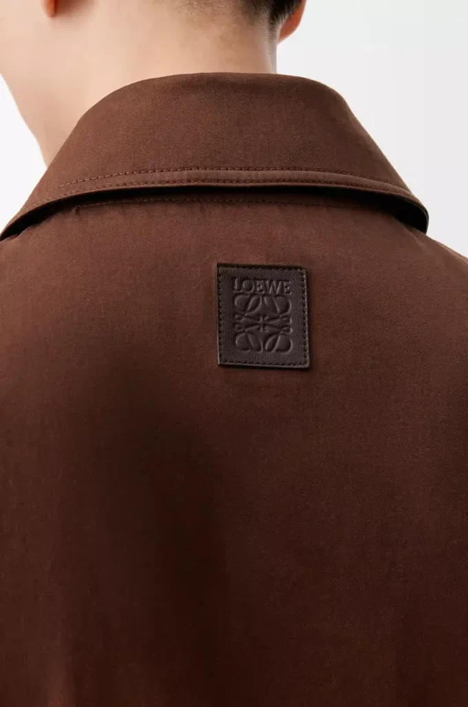 Jacket in cotton Brown/Dark Brown Jacket in cotton Brown/Dark Brown