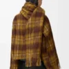 Jacket in mohair and wool blend Yellow/Multicolor
