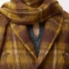 Jacket in mohair and wool blend Yellow/Multicolor