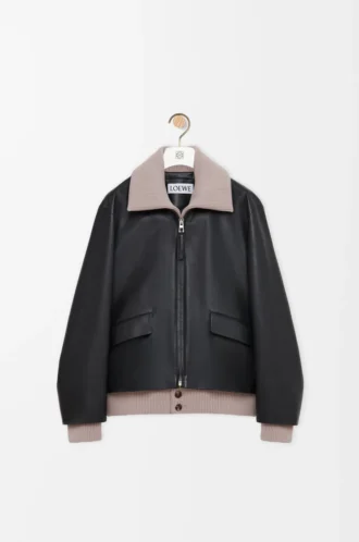 Jacket in nappa buffalo skin Black