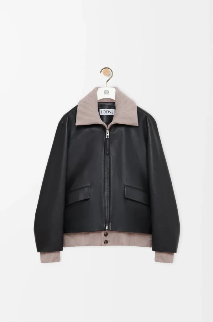 Jacket in nappa buffalo skin Black