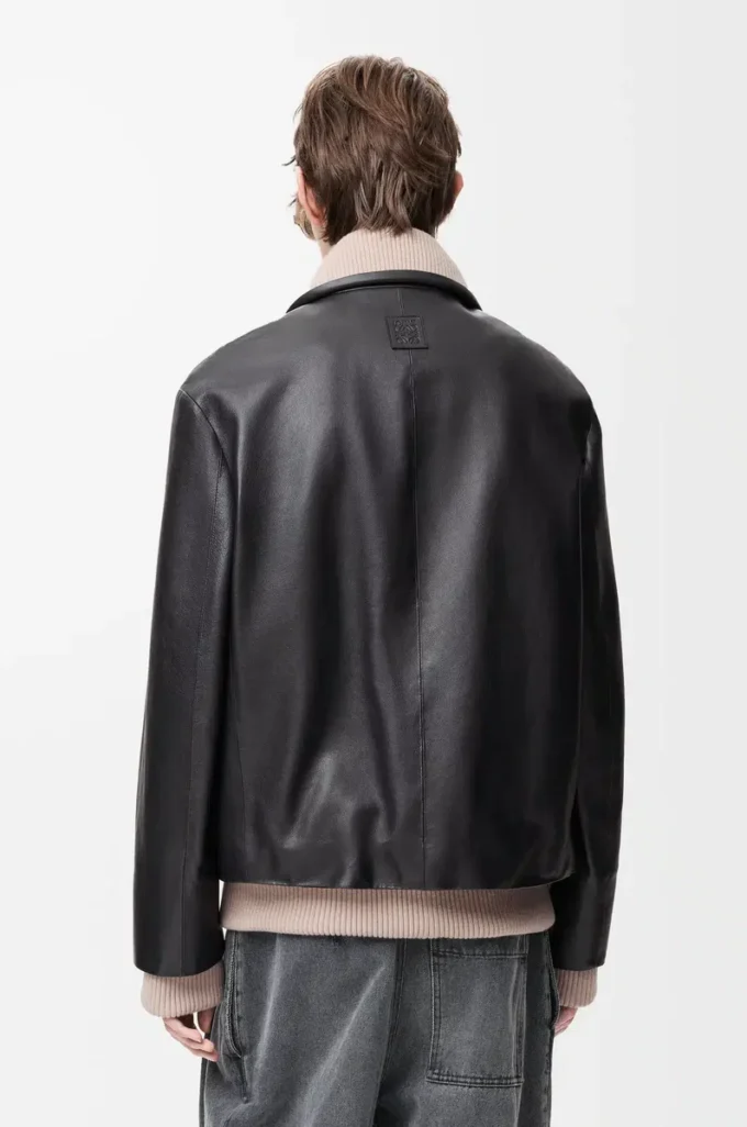 Jacket in nappa buffalo skin Black