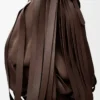 Jacket in nappa lambskin Brown