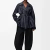 Jacket in nappa lambskin Navy Blue