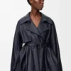 Jacket in nappa lambskin Navy Blue