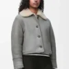 Jacket in shearling Grey Jacket in shearling Grey