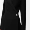 Jacket in stretch viscose blend Black