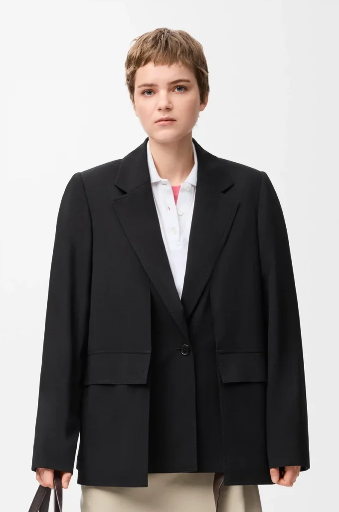 Jacket in wool Black Jacket in wool Black