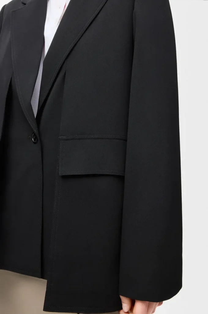 Jacket in wool Black Jacket in wool Black