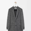 Jacket in wool blend Black/White Jacket in wool blend Black/White