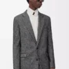 Jacket in wool blend Black/White Jacket in wool blend Black/White