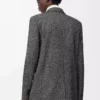 Jacket in wool blend Black/White Jacket in wool blend Black/White