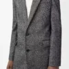 Jacket in wool blend Black/White Jacket in wool blend Black/White