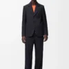 Jacket in wool Dark Navy Blue Jacket in wool Dark Navy Blue