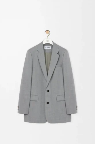 Jacket in wool Grey