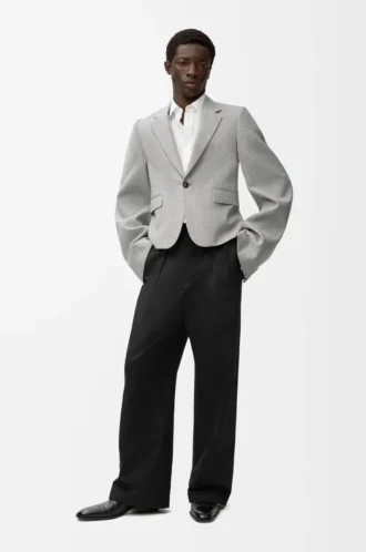 Jacket in wool Grey