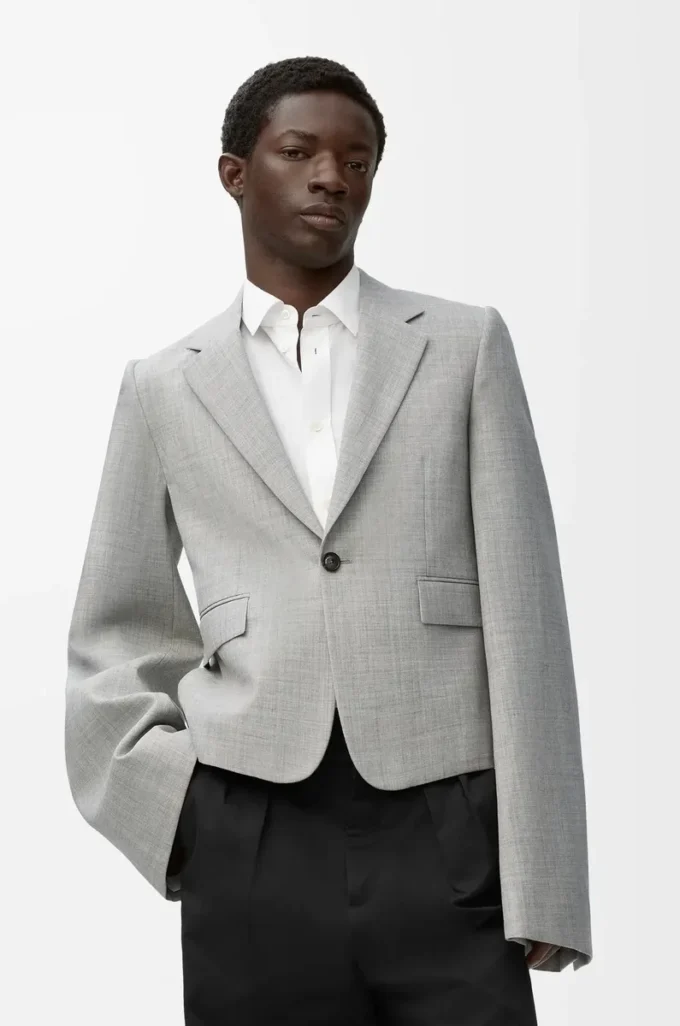 Jacket in wool Grey Jacket in wool Grey