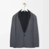 Jacket in wool Grey Melange Jacket in wool Grey Melange