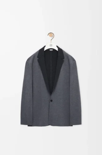 Jacket in wool Grey Melange