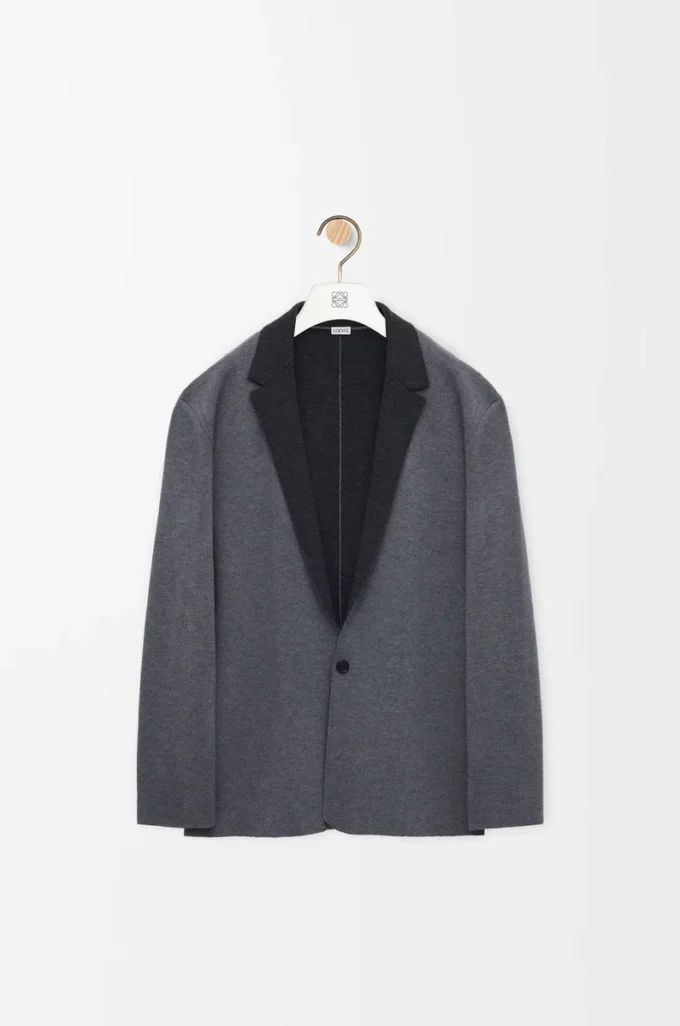 Jacket in wool Grey Melange Jacket in wool Grey Melange