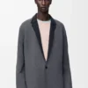 Jacket in wool Grey Melange Jacket in wool Grey Melange