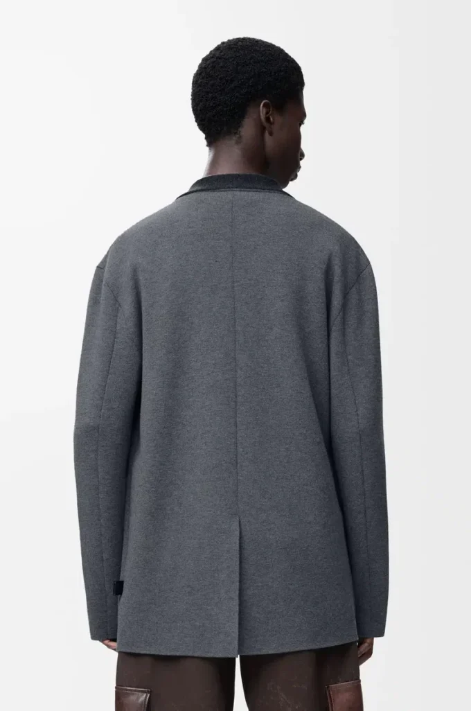 Jacket in wool Grey Melange Jacket in wool Grey Melange