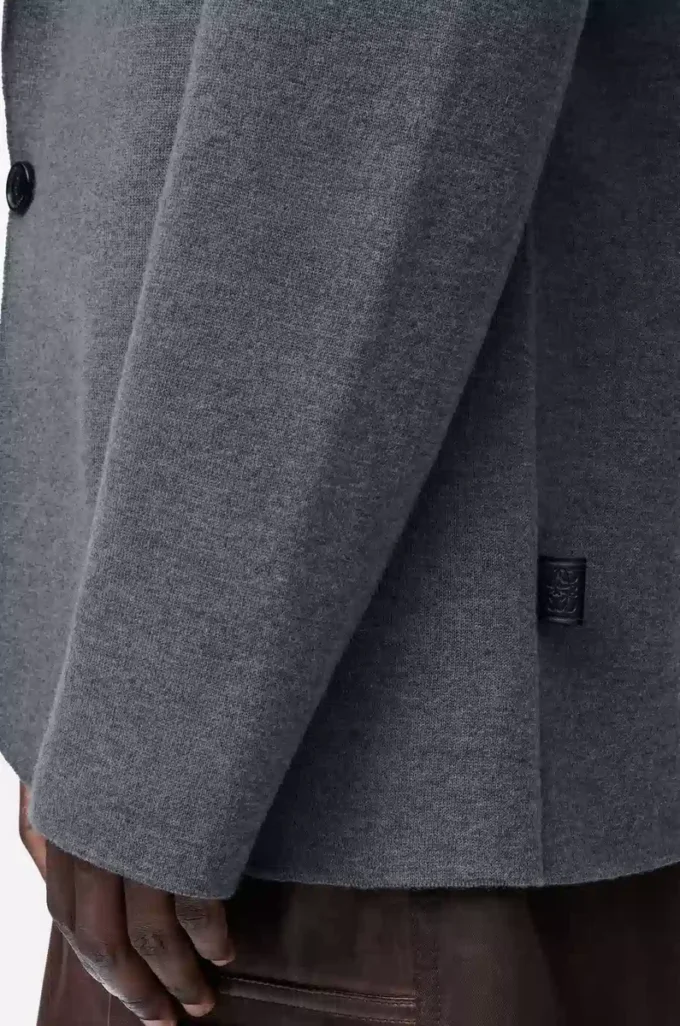 Jacket in wool Grey Melange Jacket in wool Grey Melange