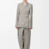 Jacket in wool Light Beige Melange