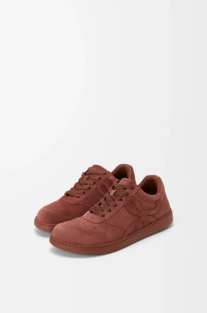 Jambo sneaker in suede calfskin Burnt Red Jambo sneaker in suede calfskin Burnt Red